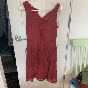 Doe and Rae coral dress